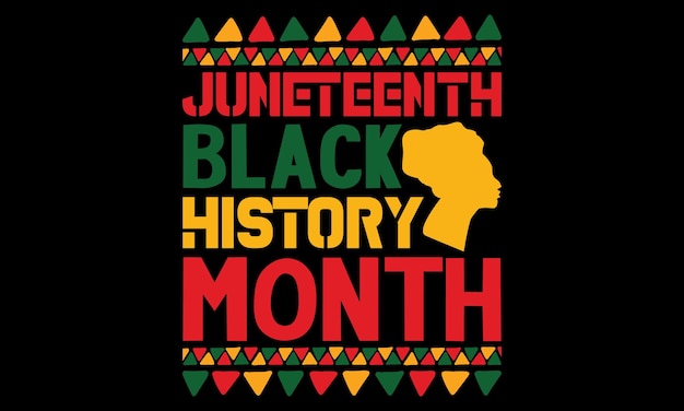 Vector black history month day t-shirts ontwerp handlettering inspirerende citaten geïsoleerd op cutting eps