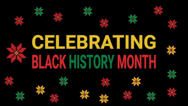 Vector black history month illustration
