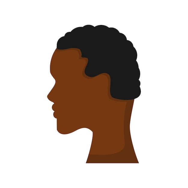 Vector black history month silhouette element vector design