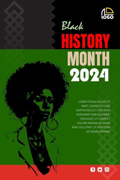 Black history month social media post