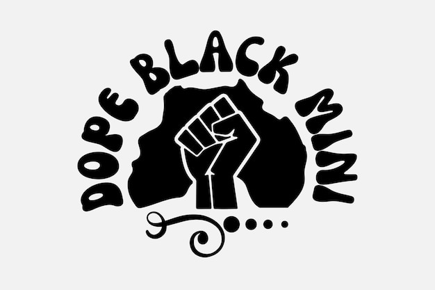 Vector black history month svg design