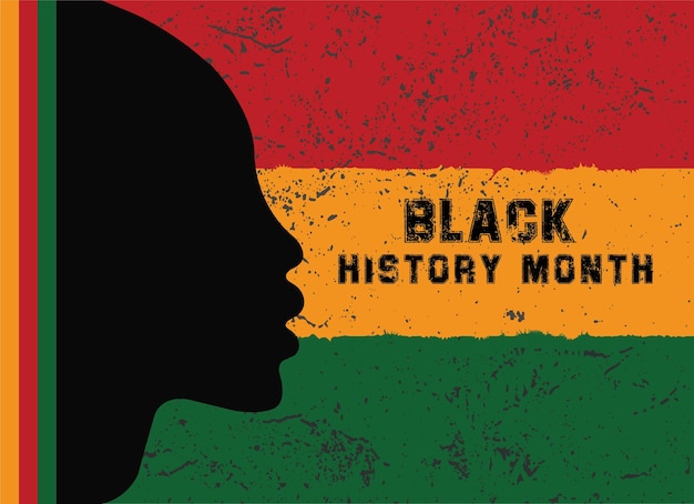 Black History Month T-shirtontwerp met vector