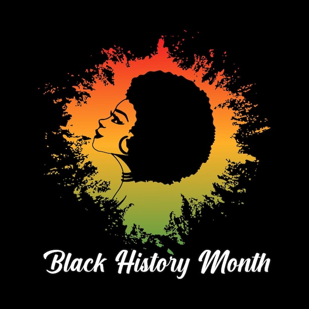 Vector black history month tshirt design