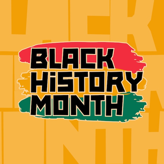 Vector black history month vector design