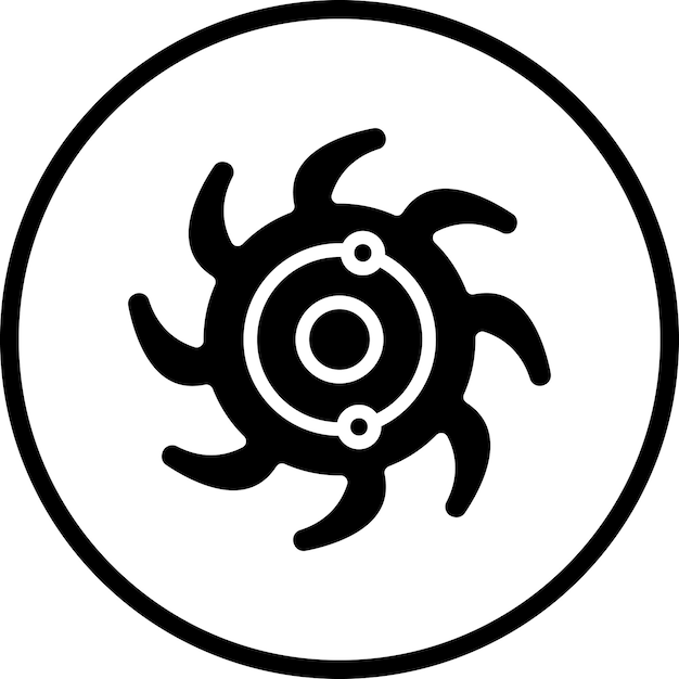 Black Hole Icon Style