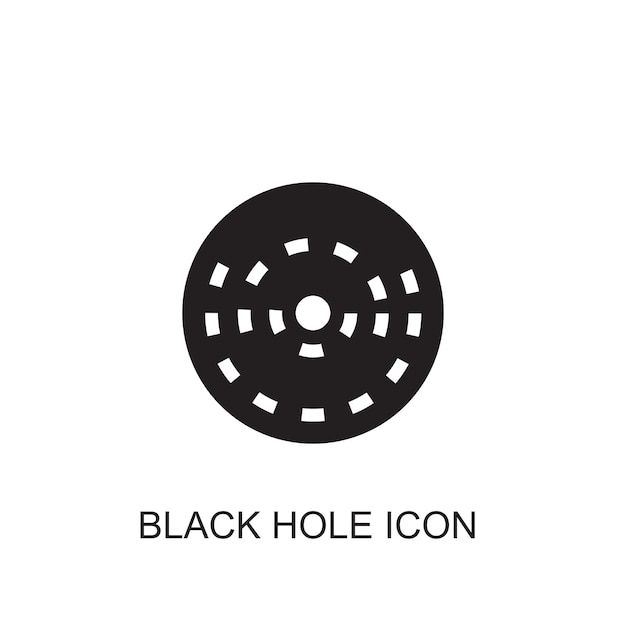 Premium Vector | Black hole vector icon icon