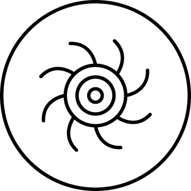 Black Hole vector icoon illustratie van Space Technology icoon set