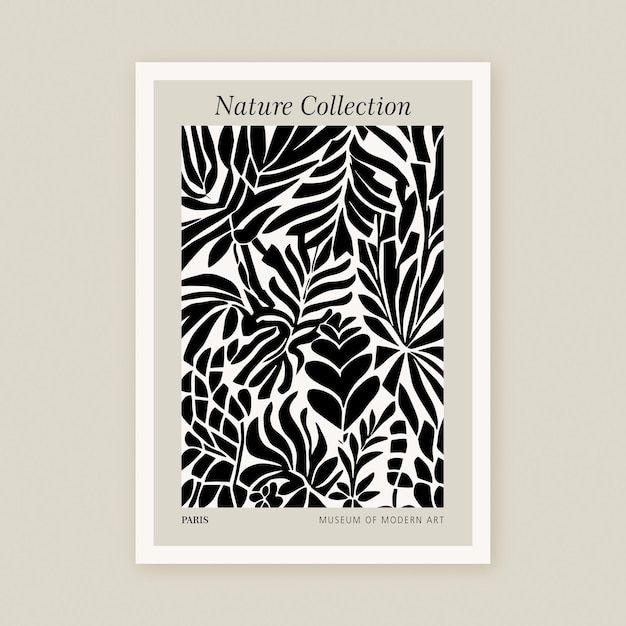 Black Ink Botanical Drawing