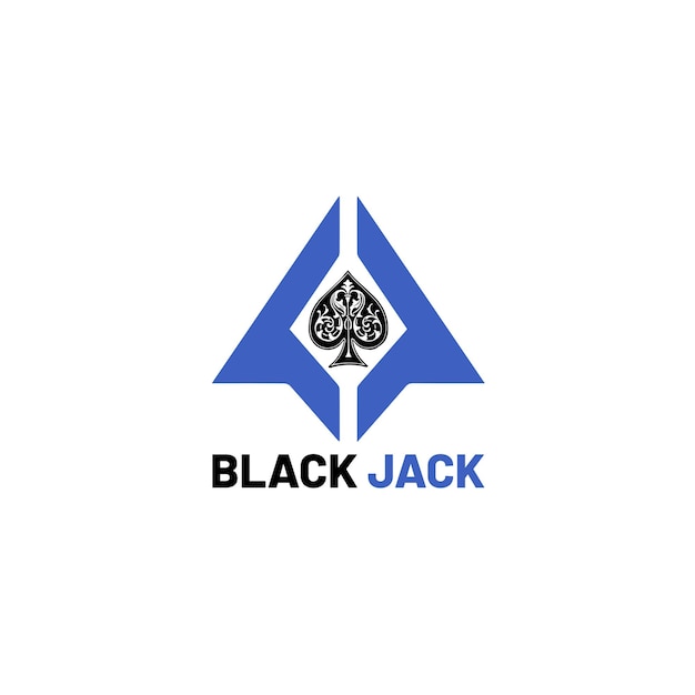 Vector black jack logo