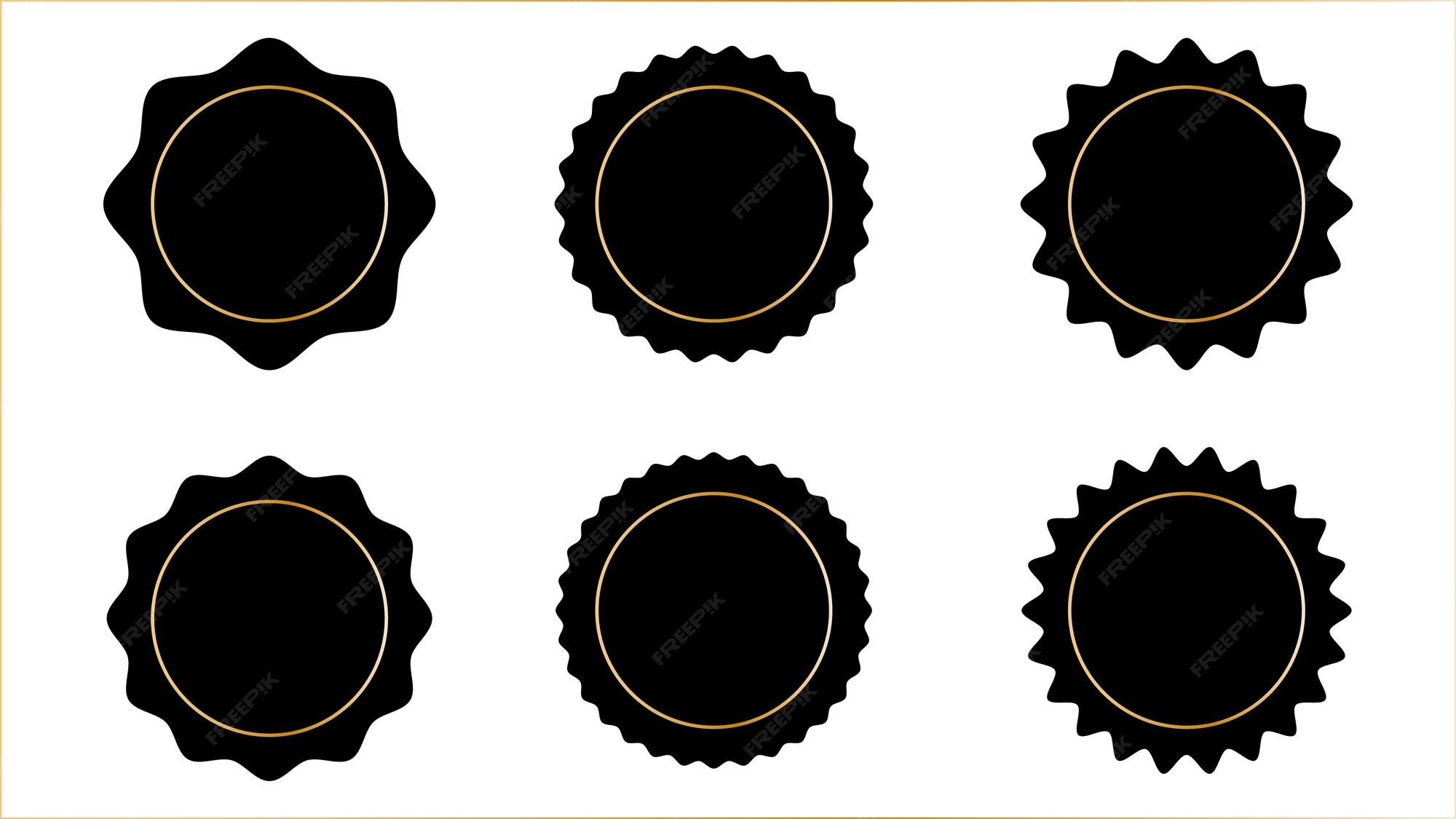 Premium Vector | Black labels set