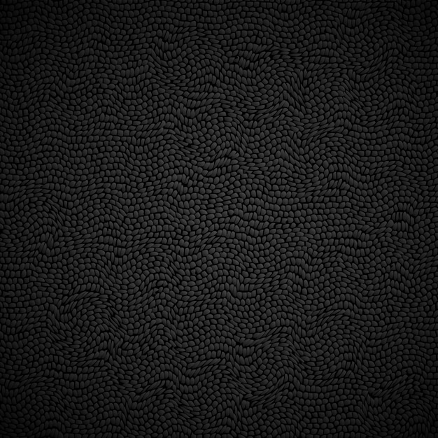 Vector black leather texture background