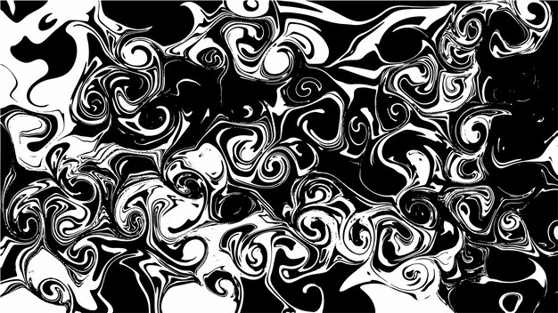 ベクトル 黒い液体大理石の質感の背景のイラスト