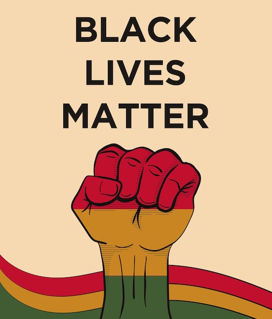 Vector black lives matter 3