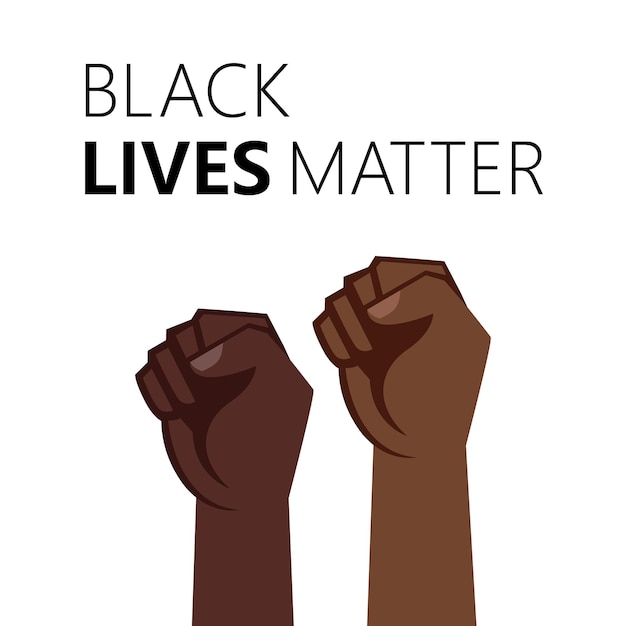 Vector black lives matter campaign