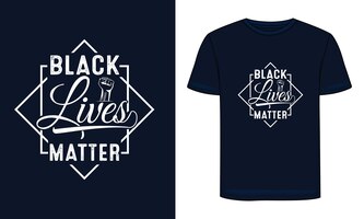 Vector black lives matter t shirt design