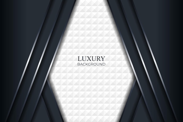 Vector black luxury background with white line