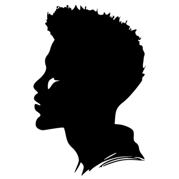 Premium Vector | Black Man Silhouette