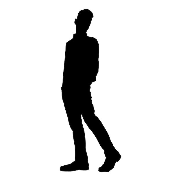Black man silhouette