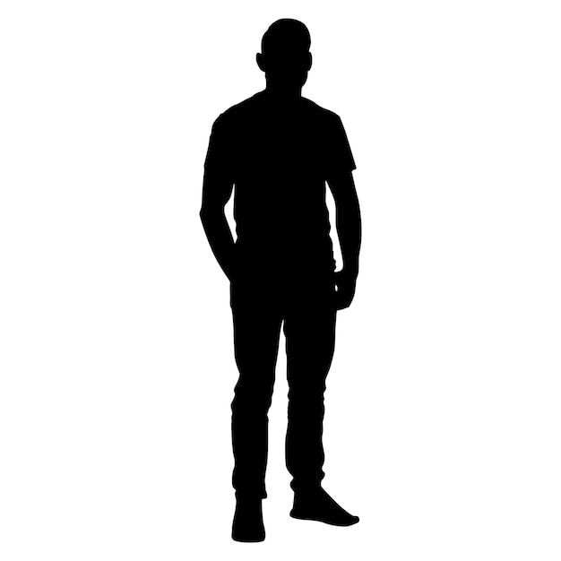 Black man silhouette