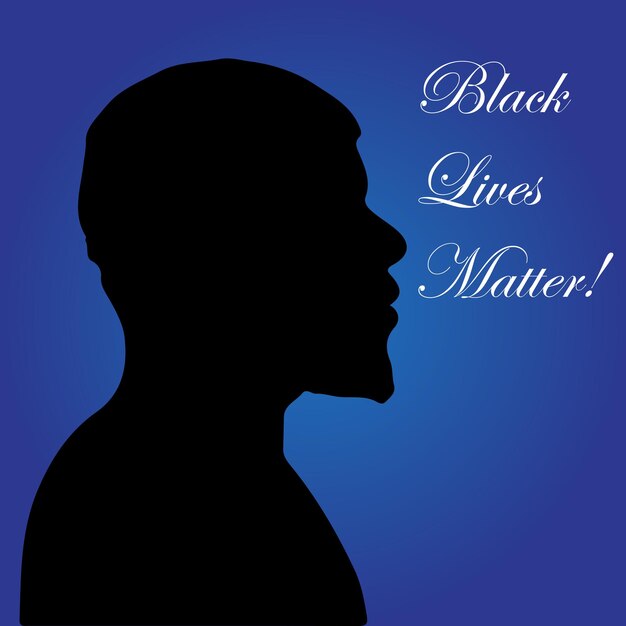 Black Man Silhouette