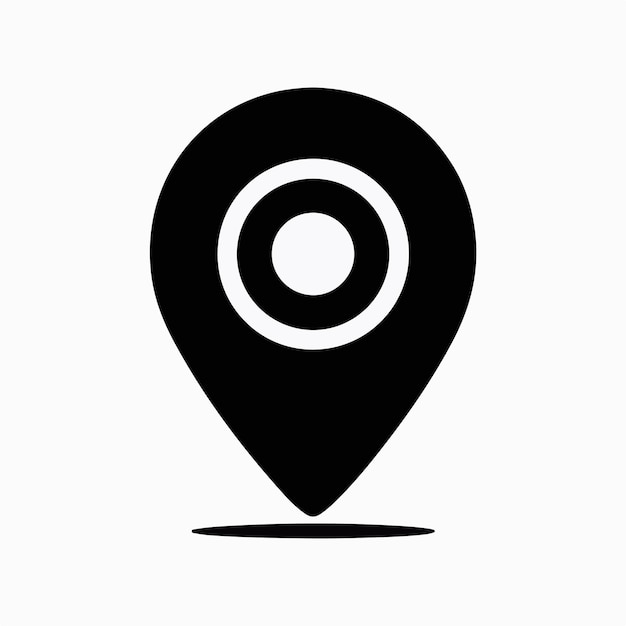 a black marker with a white dot on it