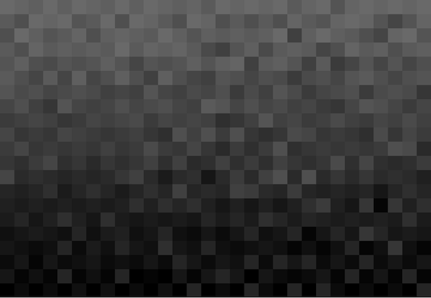 Black mosaic pattern pixel color gradient vector illustration for your design project