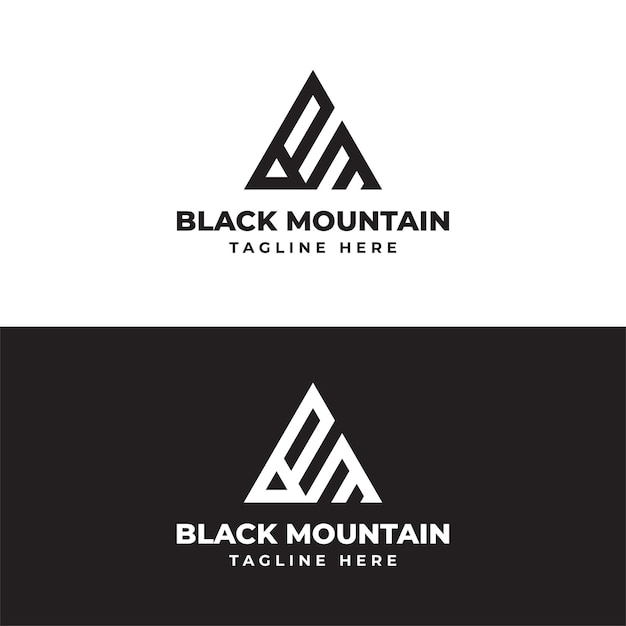 Black Mountain Minimal Logo