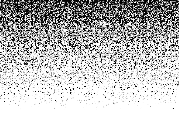 Vector black noise stipple sand grain effect abstract vector background