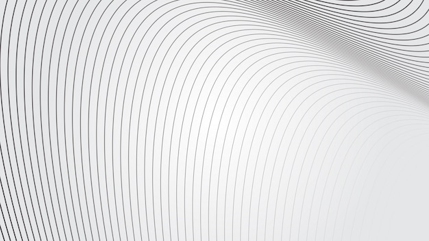 Black oblique curved lines background vector image