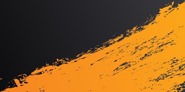 Vector black and orange abstract background