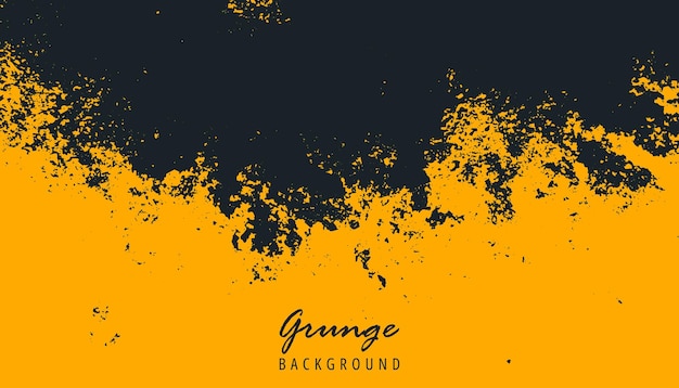 Black and orange abstract grunge background