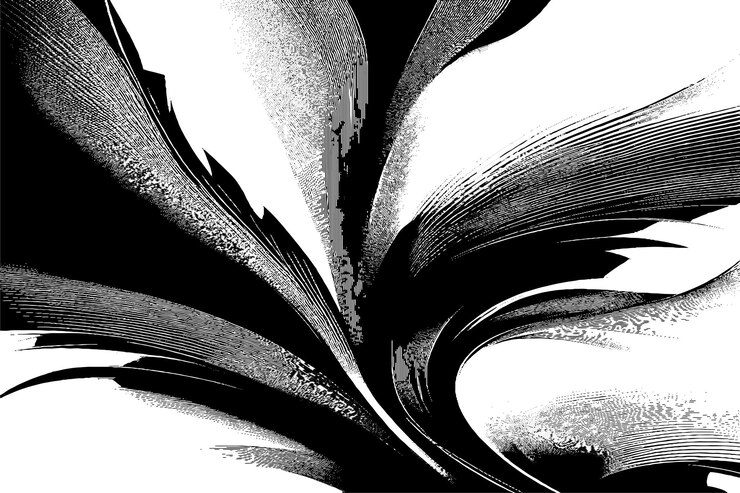 Vector black overlay monochrome grunge texture on white background vector image background texture