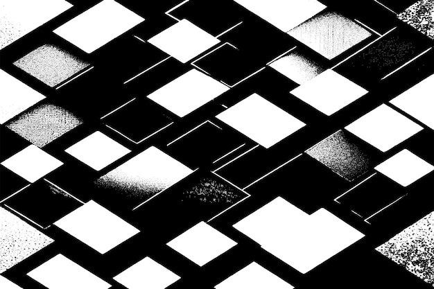 black overlay monochrome grunge texture on white background vector image background texture