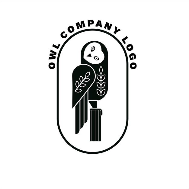 черная сова логотип