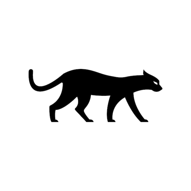 Vector black panther-logo-ontwerp