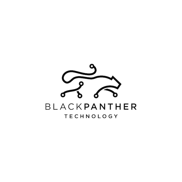 ブラック パンサー テクノロジーのロゴ