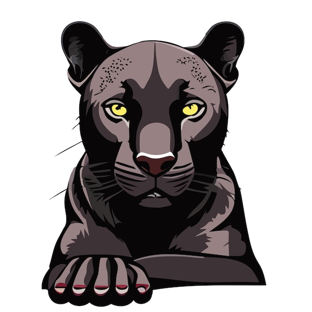 Premium Vector | Black panther vector