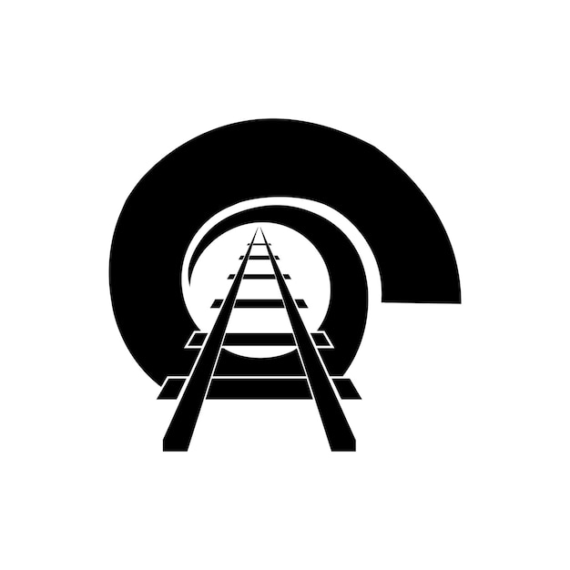 Logo ferroviario nero