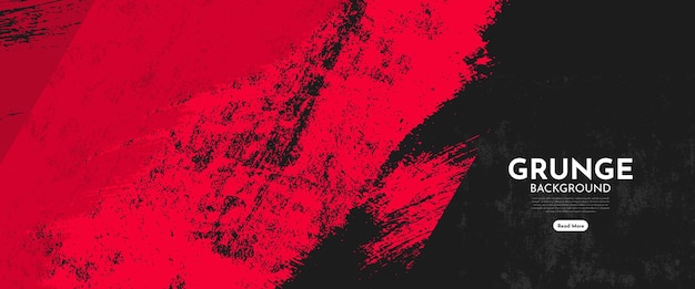 Black and red abstract dirty grunge background