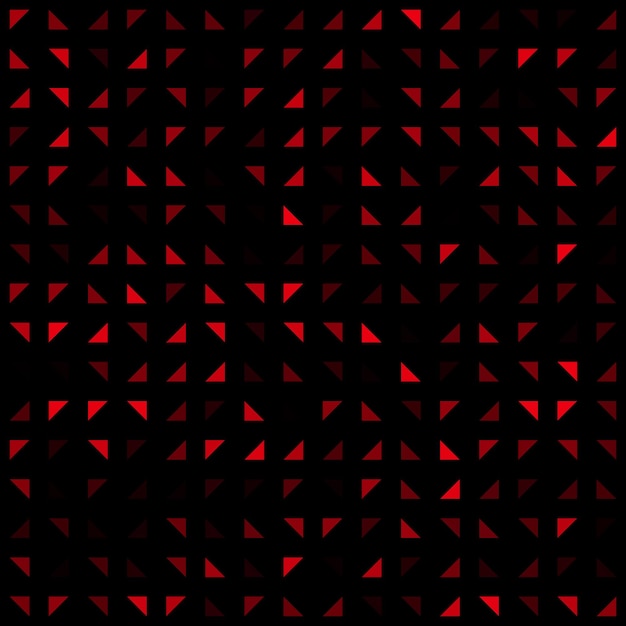 A black and red background with a pattern of triangles.