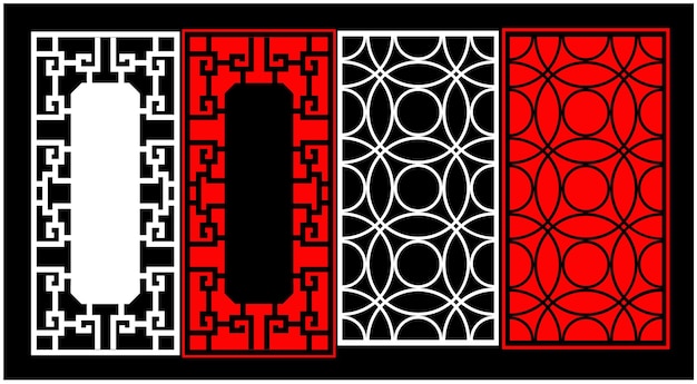 Черно-красная коробка с белой буквой О посередине.