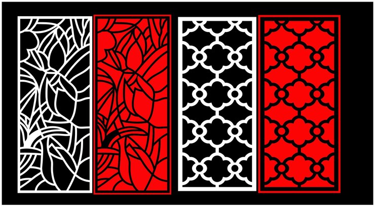 A black and red design with the words " love " on the bottom.