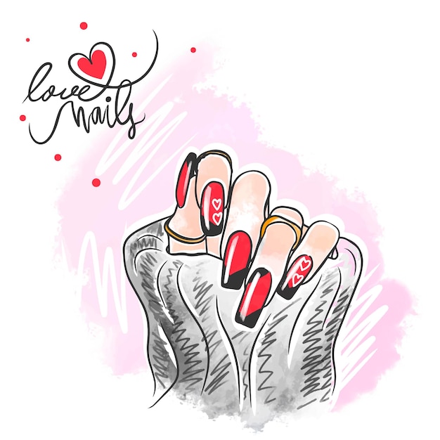 love line nail art, inspiration - essie