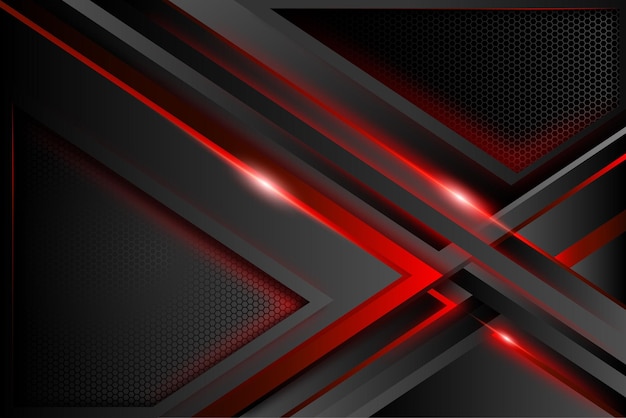 Black and red shine abstract background