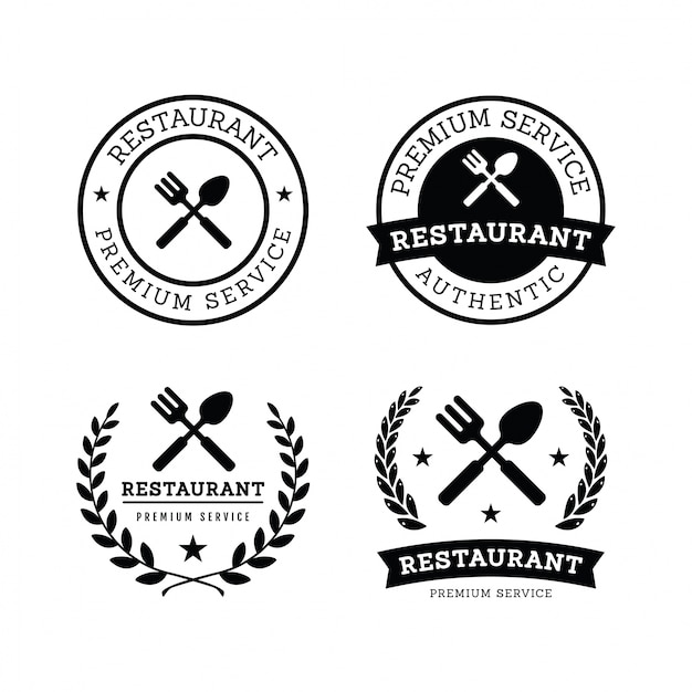 Логотип black restaurant