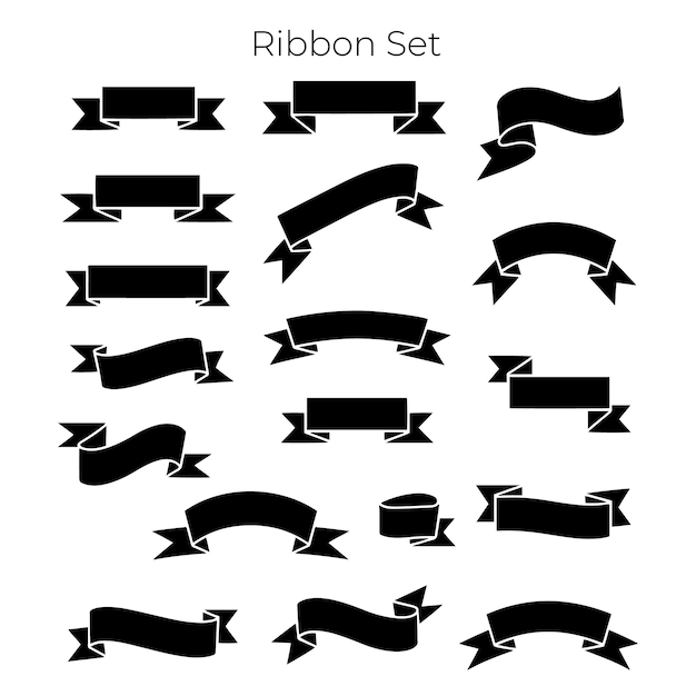 Black Ribbon Set