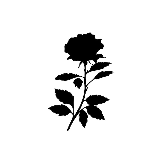 Black Rose Silhouette