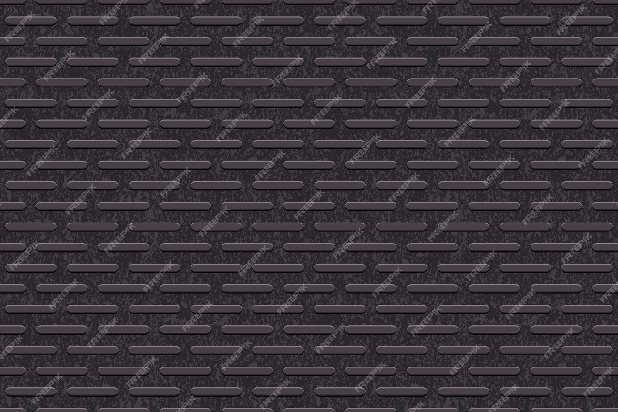 Premium Vector  Black rubber floor non slip mat seamless pattern