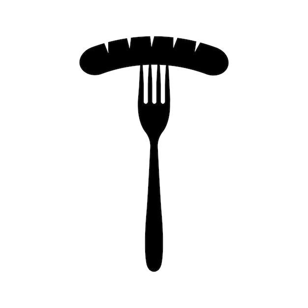 Black sausage logo