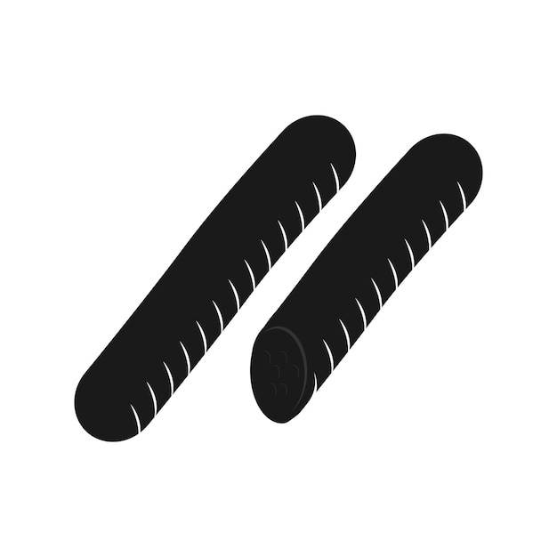 Логотип черной колбасы